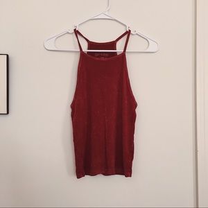 Red Halter Tank